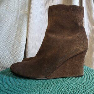 Suede ankle boots